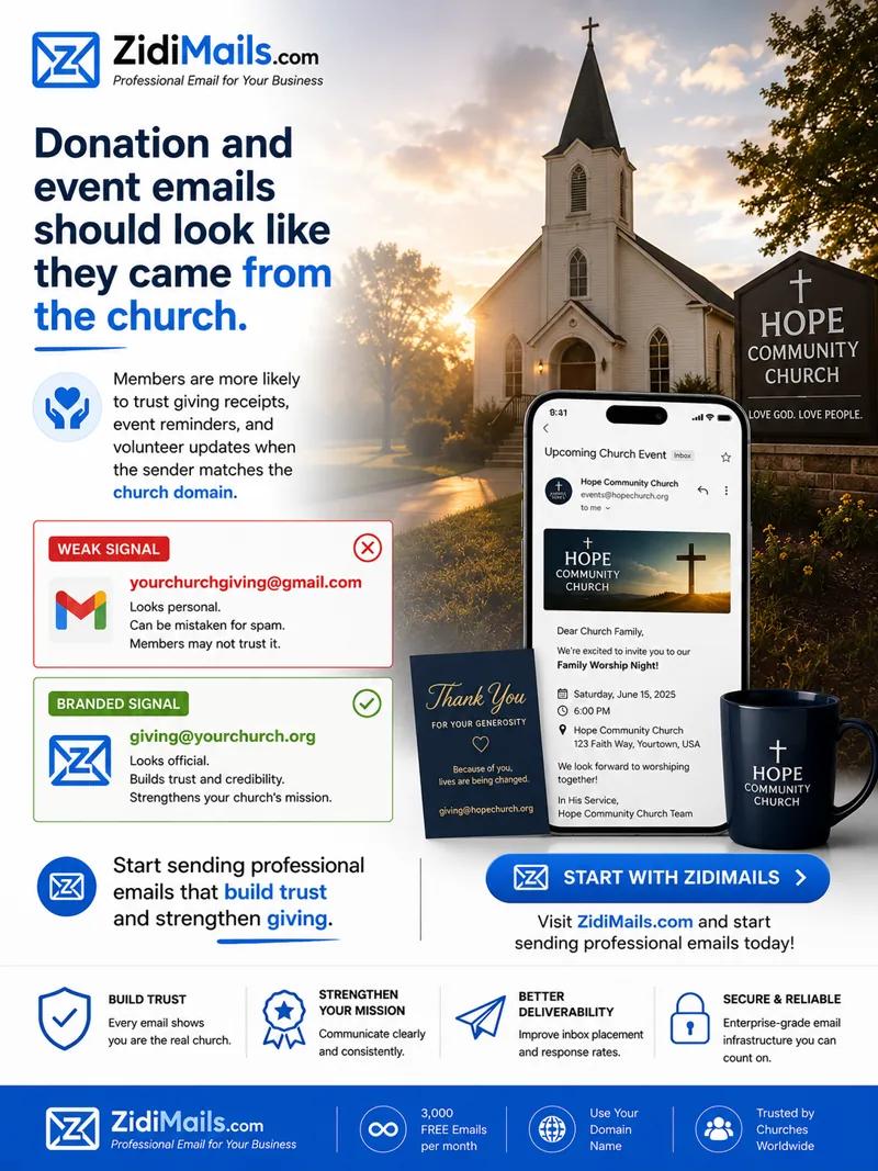 Email Sending for Churches
