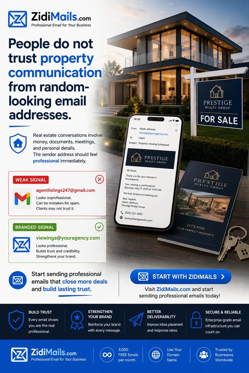 Email Sending for Real Estate Agents