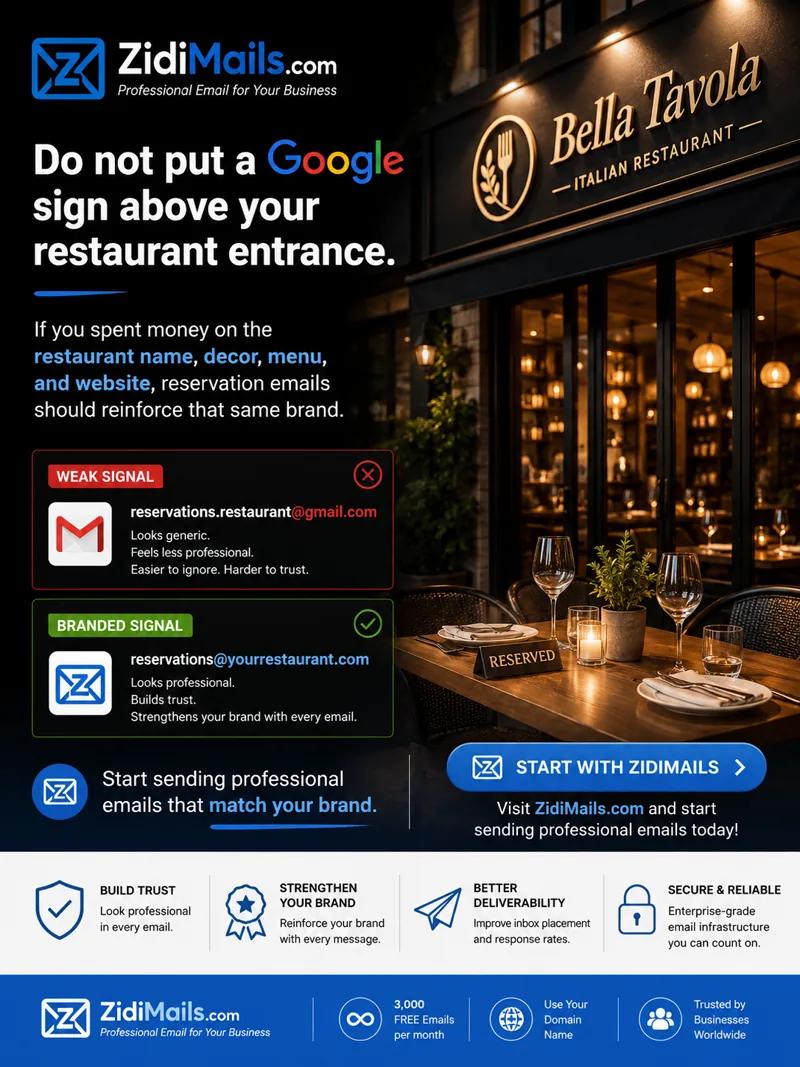 Email Sending for Restaurants